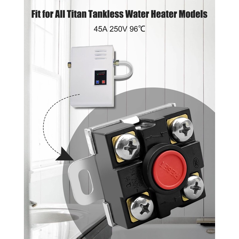 AUGREX Water Heater Thermostat Replacement Fit for All Titan Tankless