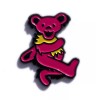 Grateful Pink Marching Jerry Bear Garcia Weir 60's HAT PIN