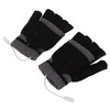Full and Half Fingers Heating Gloves USB Fingerless Knitting Electric