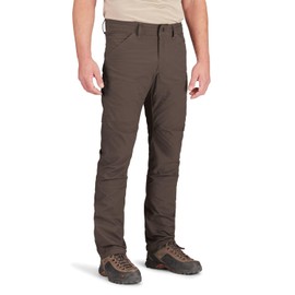 TK Flex Rise Men's Technical Pants Quick Dry Breathable Outdoor Hiking 8 Pockets Dark Brown