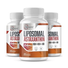 Osasuna Liposomal Hematocuccus Astaxanthin 24mg 60 softgels, 3, 60 tablets / Osasuna 오사수나 리포조말 헤마토쿠크스 아스타잔틴 24mg 60소프트겔, 3개, 60정
