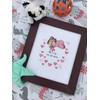 Riolis Birth Sampler Cross Stitch Kit - 1123 - Girl