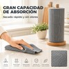 Rollos de Toallas de Microfibra YPZG Towel roll‑Grey‑MX 50 pzas