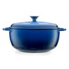 Mercer Culinary Enameled Cast Iron Round Dutch Oven, 6 qt.,