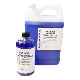 CarCarez High Shine Wet Look Tire Dressing - Long-Lasting Gloss & Protection for Tires - 6 bottles-96oz.