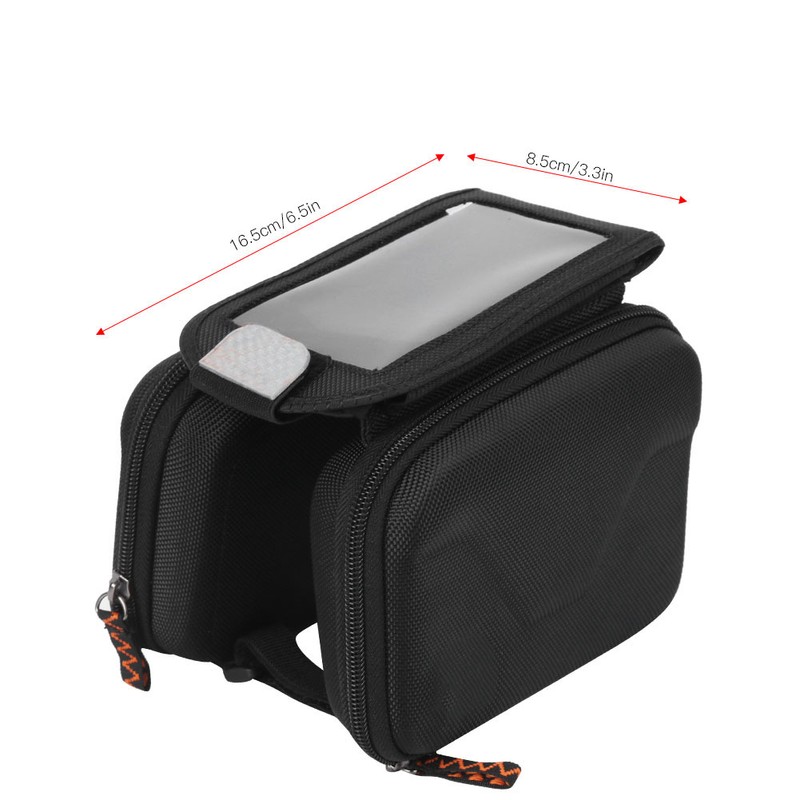 Bicycle Touching Screen Mobile Phone Bag EVA Anticollision Hard Shell