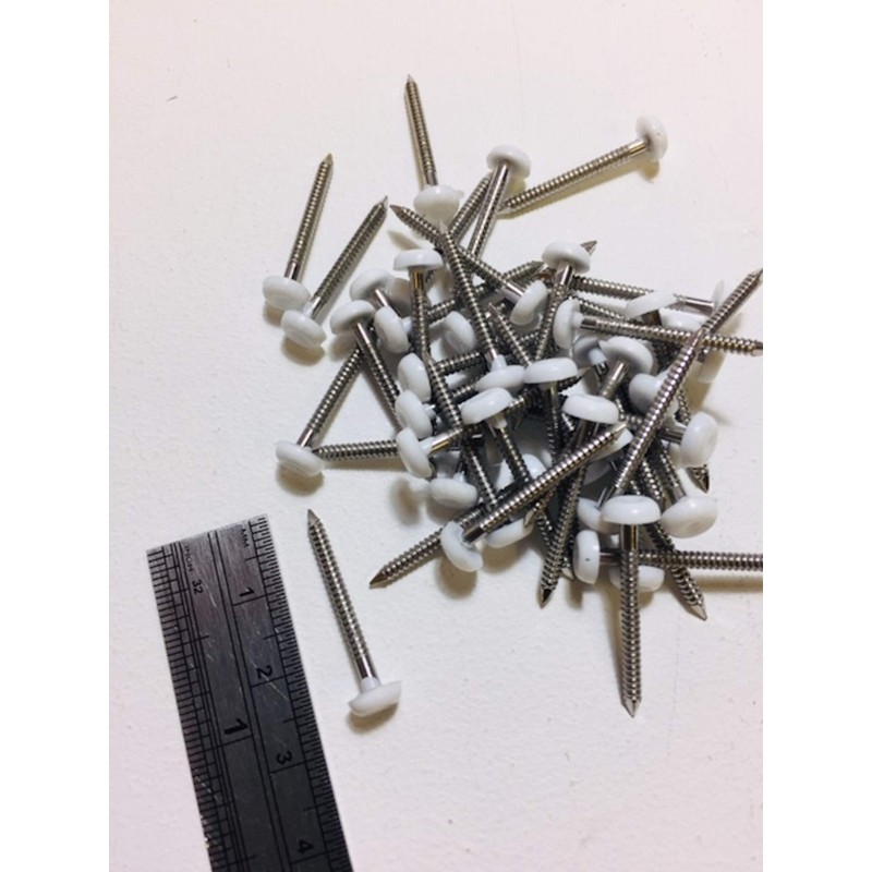 HARDWARE FOR YOU LTD 1 X Pack 25 Polymer Headed