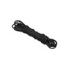 sourcing map Twisted Mason Line Nylon Twine String Cord Black