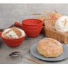 Webake 5 Inch Silicone Mini Banneton Bread Proofing Basket, 6Pcs