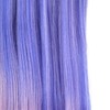 Mannequin Head Blue Pink Gradient Color High Temperature Synthetic Hair