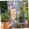 Mipcase 2Pcs Bamboo Woven Hanging Flower Planter Baskets with Burlap