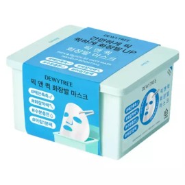 Duittree 듀이트리 픽앤퀵 뽑아쓰는 마스크팩 30매 데일리 1일 1팩 [[AA4] 픽앤퀵 모이스처풀 마스크팩(30매)] Dewytree Pick & Quick Pull-Off Mask Pack 30 Sheets Daily 1 Sheet per Day [[AA4] Pick & Quick Moistureful Mask Pack (30 Sheets)]