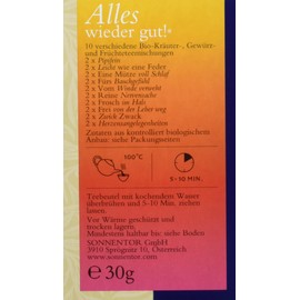 Sonnentor Tea Alles Wieder gut! Try Mal! Double Chamber Bag (1 x 30 g) - Organic