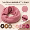 8 Pcs Hair Scrunchies for Women - Seamless Polyester Scrunchies