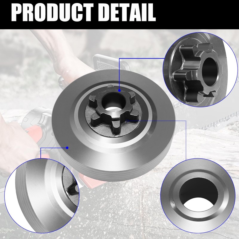 Yutacorex Chainsaw Clutch kit for Ryobi RY3714, RY3716, RY3818 Chainsaw