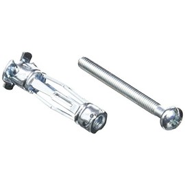 Molly M14150PB Accessory Wall Plug Metal 50 Pieces 4 x 33 mm Hollow + Screws – Material – Packaging Pro, Grey, Set of 100