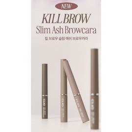 CLIO KillBrow Slim Ash Browcara Set 15g*2ea, Color:01 Ash Pink + 03 Neutral Ash