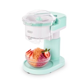 Dash Shaved Ice Maker - Frozen Dessert Maker for Snow Cones, Slushies, Cocktails & More - Easy to Use & Clean - Space-Saving Design - Aqua