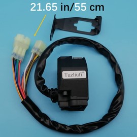 Tuzliufi Left Handlebar Engine Start Stop Light Kill Handle Switch Control Levers Choke Off Compatible with Can-Am Renegade Outlander 450 500 650 800 800R 1000 XXC MAX L EFI ATV 703500920 12-15 Z742