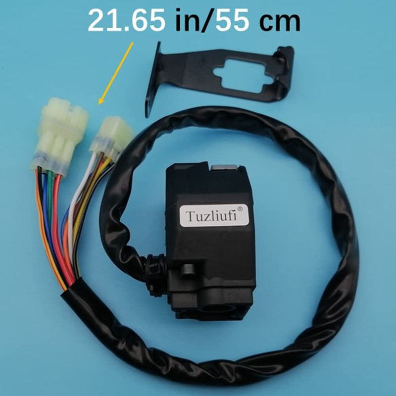 Tuzliufi Left Handlebar Engine Start Stop Light Kill Handle Switch