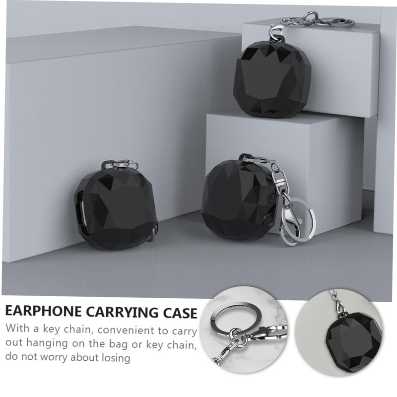 jojofuny 3pcs Transparent Protective Earphone Case for Buds Live Shockproof