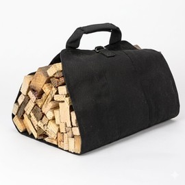 Portable Durable Firewood Storage Bag Sturdy Buckle Easy to Carry Outdoor Camping Firewood Holder Wood Carry Bag