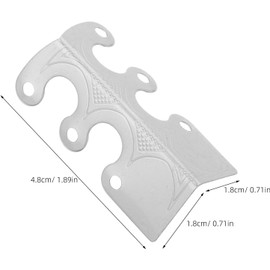 Toyvian 20 Unidades Protector de Esquinas y Protección Integral en Aleación de Color Claro Estilo Retro Elegante, Resistente al Desgaste Diario para Baúles y Cajas para Mejoras del Hogar
