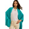 Mimi & Thomas Pure Cashmere Turquoise Travel Wrap Shawl Gift