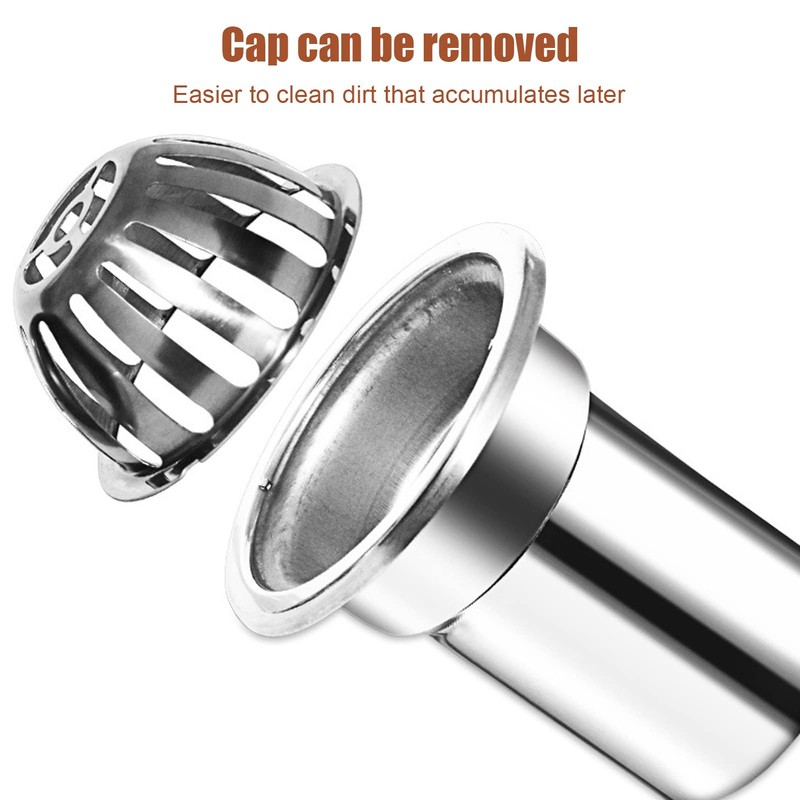 Roof Floor Drain, Round 3in/4in/5in Stainless SteelOutdoor Roof Floor Drain,