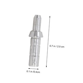 Sosoport 40pcs Nock Accessories Aluminum Tails Shafts 4.2mm Inner Diameter for Bow Hunting