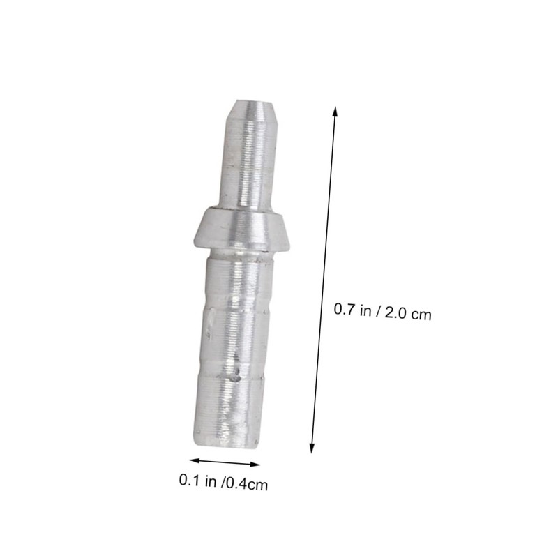 Sosoport 40pcs Nock Accessories Aluminum Tails Shafts 4.2mm Inner Diameter
