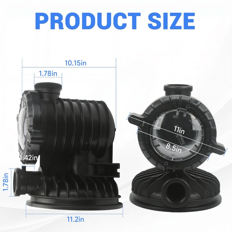 SZQBZMJ Pool Pump Tank Body Assembly Compatible with Pentair Sta-Rite