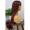 MSMYRNS 99J Ginger Orange Highlights Mixed Color Synthetic Wig With