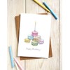 Lottie Murphy Macaron Birthday Card - Female Birthday Card -