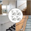 ZUZGO Handrail Holder Stainless Steel Handrail Support Handrail Attachment for