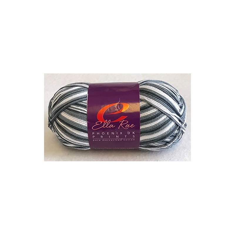 Ella Rae Phoenix DK Print Cotton Yarn 100g 11 Mulberry
