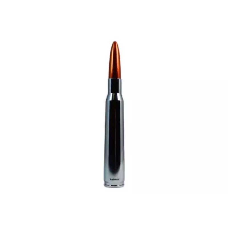 VMS Chrome and Orange Bullet Antenna Fits Ford F150 F250