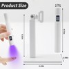 Handheld Uv Light for Nails, USB Rechargeable LED Nail Lamp,