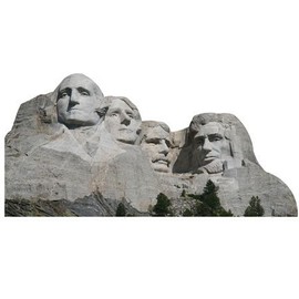 H13015 Mount Rushmore Cardboard Cutout Standup
