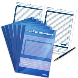 6 Books Report Book Training A4 Training Certificate Book 20 Pages Report Book Training Craft for Timetables Additional Reports Drawings Training Certificate Monday to Sunday