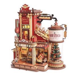 Rokr 3D Wooden Puzzle with Music DIY Dream Gift Factory for Adult Xmas Gifts