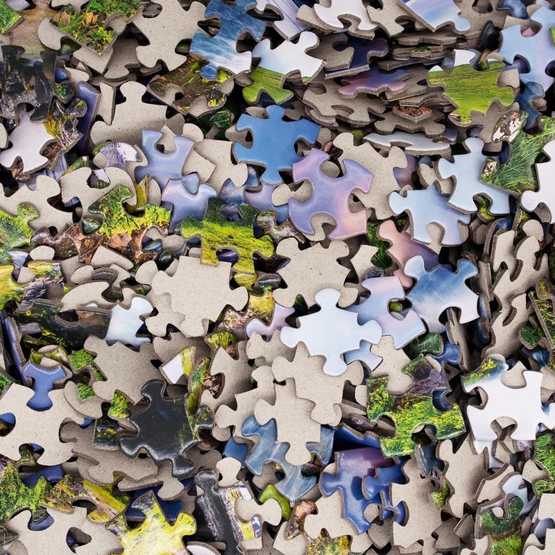 BEDUKE Jigsaw Puzzles for Adults 1000 Pieces Iceland Thick Sturdy