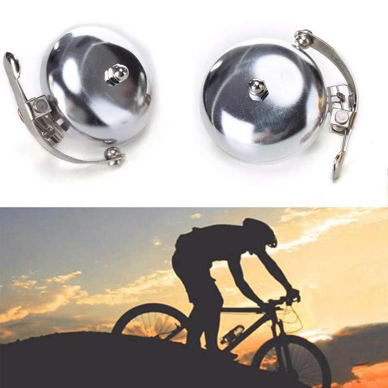 fuxunamz Bicycle Bell Classic Silver, Retro Vintage Portland Bell with