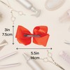 5.5 Inch Grosgrain Hair Bow Clip For Woman And Girls