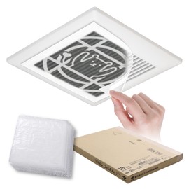 Toyo Aluminum S5471 Dusting Filter, Ventilation Fan, Toilet, Bath, Ventilation, Just Stick, Approx. 7.9 x 7.9 inches (20 cm) x 7.9 inches (20 cm) x 7.9 inches (20 cm) x 18 Pieces