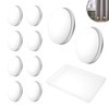 AMONENZ Pack of 10 Magnetic Shower Curtain Weights, Round Shower