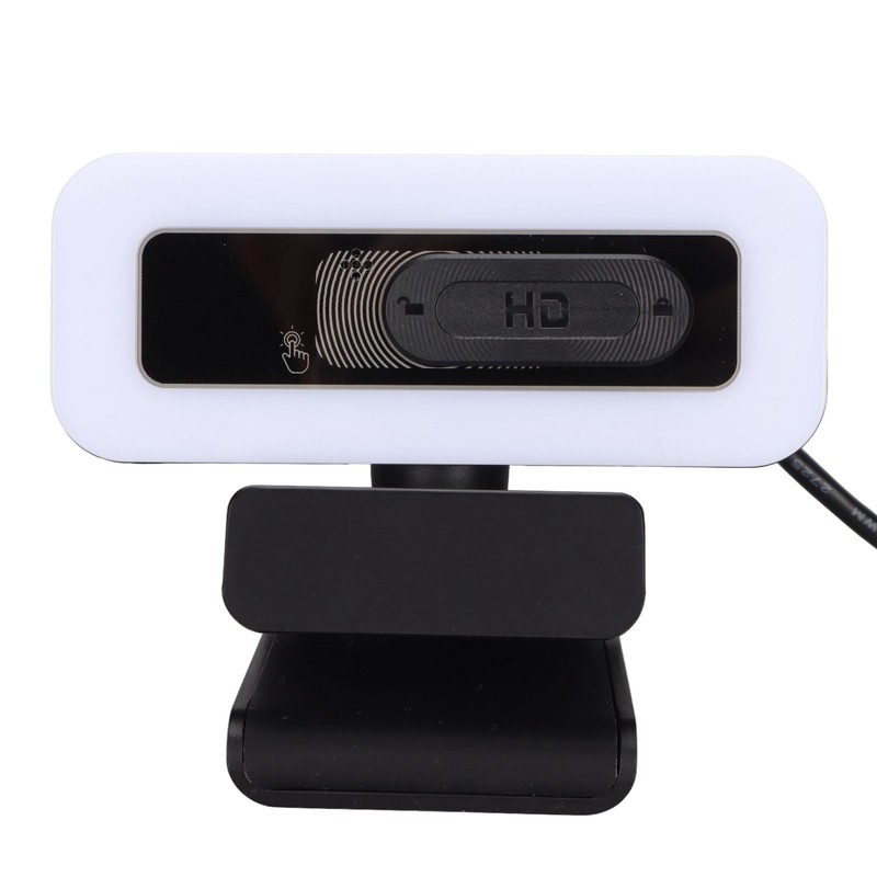 Webcam 2K USB Adjustable Brightness Auto Focusing Inbuilt Mic Plug