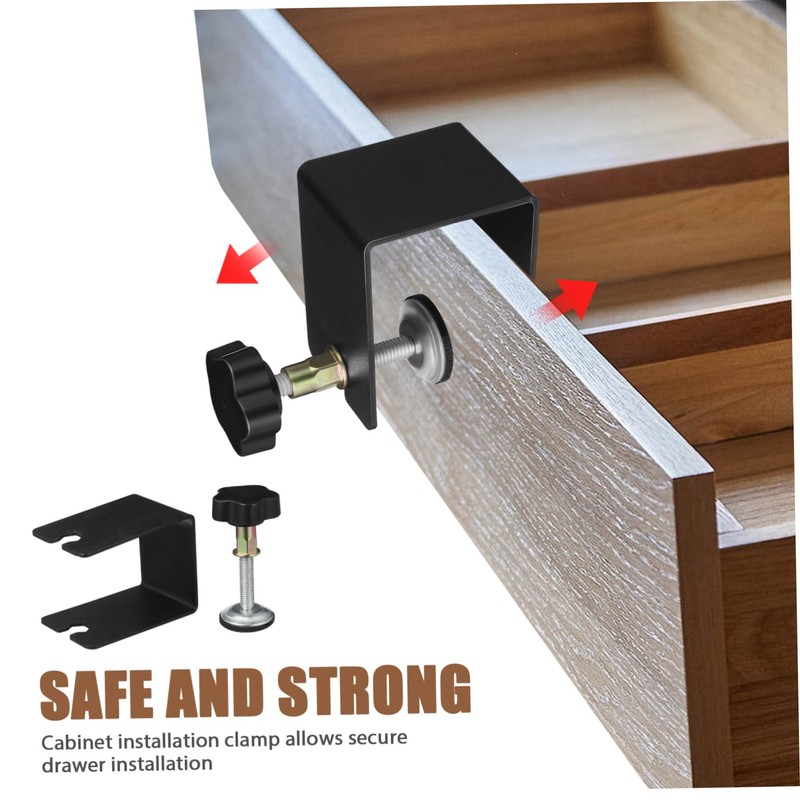 Gadpiparty 2 Pcs Clamps for Cabinet Installation Adjustable Heavy Duty