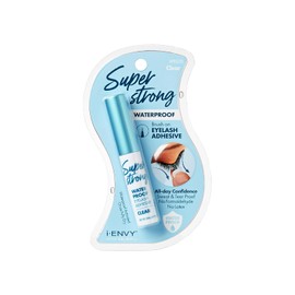 i-ENVY Super Strong Waterproof Clear Eyelash Adhesive, Brush-On Lash Glue for False Eyelashes, Long-Lasting Sweat & Tear Proof Hold, Dries Clear, 1 Pack