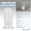 OhLectric Tubular G9 Glass Cover - Threaded Bulb Cover -